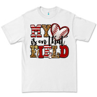 White my heart is on that field baseball Premium Tee - Jasminsmagicworld