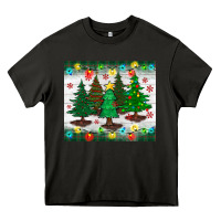 Asphalt christmas trees tumbler Heavy Core Tee - BundleAndBundleShop