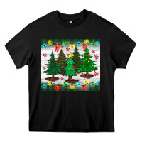 Black christmas trees tumbler Heavy Core Tee - BundleAndBundleShop