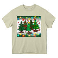 Mossy christmas trees tumbler Heavy Core Tee - BundleAndBundleShop