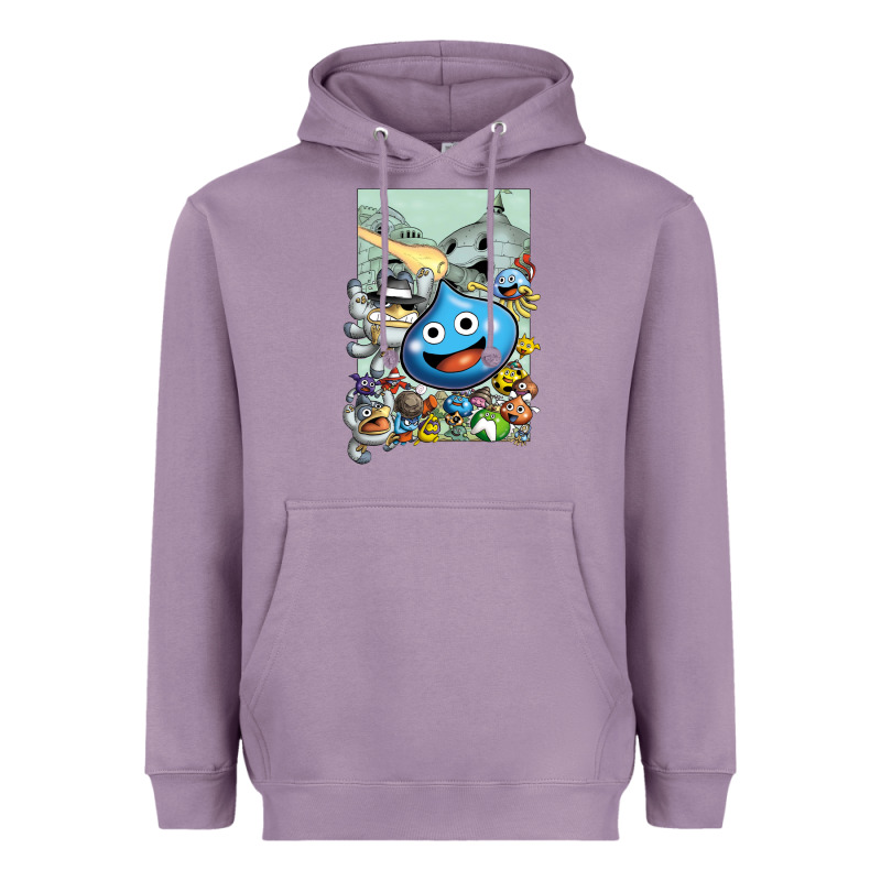 Dragon Quest Slime Print Heavyweight Hoodie by lanVoArt | Teevron