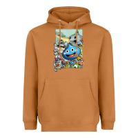 Meerkat dragon quest slime print Heavyweight Hoodie - lanVoArt