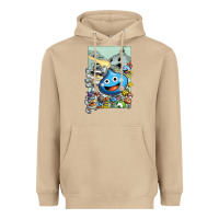 Mushroom dragon quest slime print Heavyweight Hoodie - lanVoArt