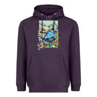 Plum dragon quest slime print Heavyweight Hoodie - lanVoArt