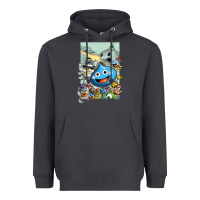 Smoke dragon quest slime print Heavyweight Hoodie - lanVoArt