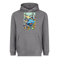 Storm dragon quest slime print Heavyweight Hoodie - lanVoArt