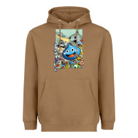 Toasted Coconut dragon quest slime print Heavyweight Hoodie - lanVoArt