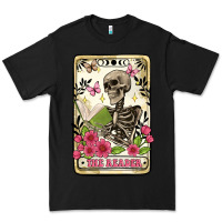 Black the reader tarot card Premium Tee - Artiststas