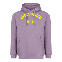 Lavender Trending Winston Churchill Rules Heavyweight Hoodie - lanVoArt