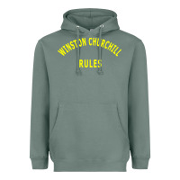 Sage Trending Winston Churchill Rules Heavyweight Hoodie - lanVoArt