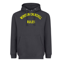 Smoke Trending Winston Churchill Rules Heavyweight Hoodie - lanVoArt