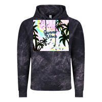 Cloud Black summer vibes with birds Vintage Hoodie - TumblerDesignByShophia