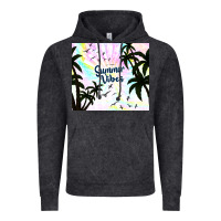 Vintage Black summer vibes with birds Vintage Hoodie - TumblerDesignByShophia