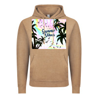 Vintage Coffee summer vibes with birds Vintage Hoodie - TumblerDesignByShophia