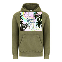 Vintage Olive summer vibes with birds Vintage Hoodie - TumblerDesignByShophia