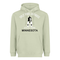 Matcha Trending Split Rock Lighthouse Minnesota State Park Heavyweight Hoodie - lanVoArt