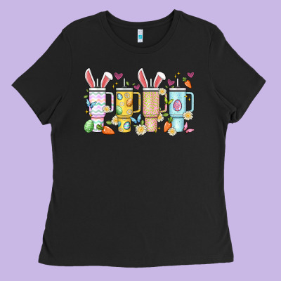 Obsessive Cup Disorder Easter Ladies Tee Designed By Artiststas
