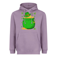 Lavender ireland leprechaun hat pot of gold irish st patricks day Heavyweight Hoodie - lanVoArt