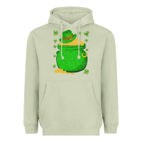 Matcha ireland leprechaun hat pot of gold irish st patricks day Heavyweight Hoodie - lanVoArt