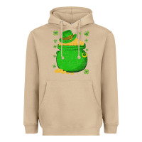 Mushroom ireland leprechaun hat pot of gold irish st patricks day Heavyweight Hoodie - lanVoArt