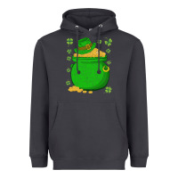 Smoke ireland leprechaun hat pot of gold irish st patricks day Heavyweight Hoodie - lanVoArt