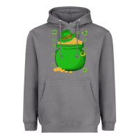 Storm ireland leprechaun hat pot of gold irish st patricks day Heavyweight Hoodie - lanVoArt