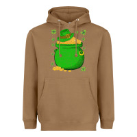 Toasted Coconut ireland leprechaun hat pot of gold irish st patricks day Heavyweight Hoodie - lanVoArt