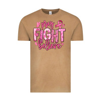 Vintage Camel pray fight believe breast cancer Vintage Tee - texasbilliewilder