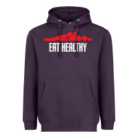 Plum funny eat healthy sexy tee mens rude valentine day gifts Heavyweight Hoodie - lanVoArt