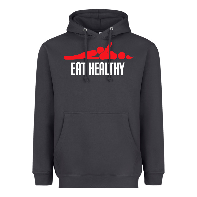Funny Eat Healthy Sexy Tee Mens Rude Valentine Day Gifts Heavyweight Hoodie by lanVoArt | Teevron