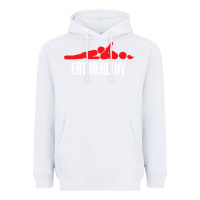 White funny eat healthy sexy tee mens rude valentine day gifts Heavyweight Hoodie - lanVoArt