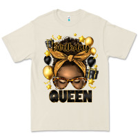 Bone birthday queen afro messy bun Premium Tee - Artiststas