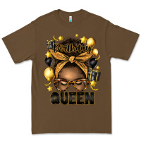 Cacao birthday queen afro messy bun Premium Tee - Artiststas