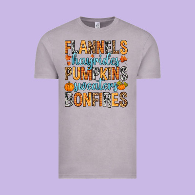 Flannels Hayrides Vintage Tee Designed By Ranaportraitstore