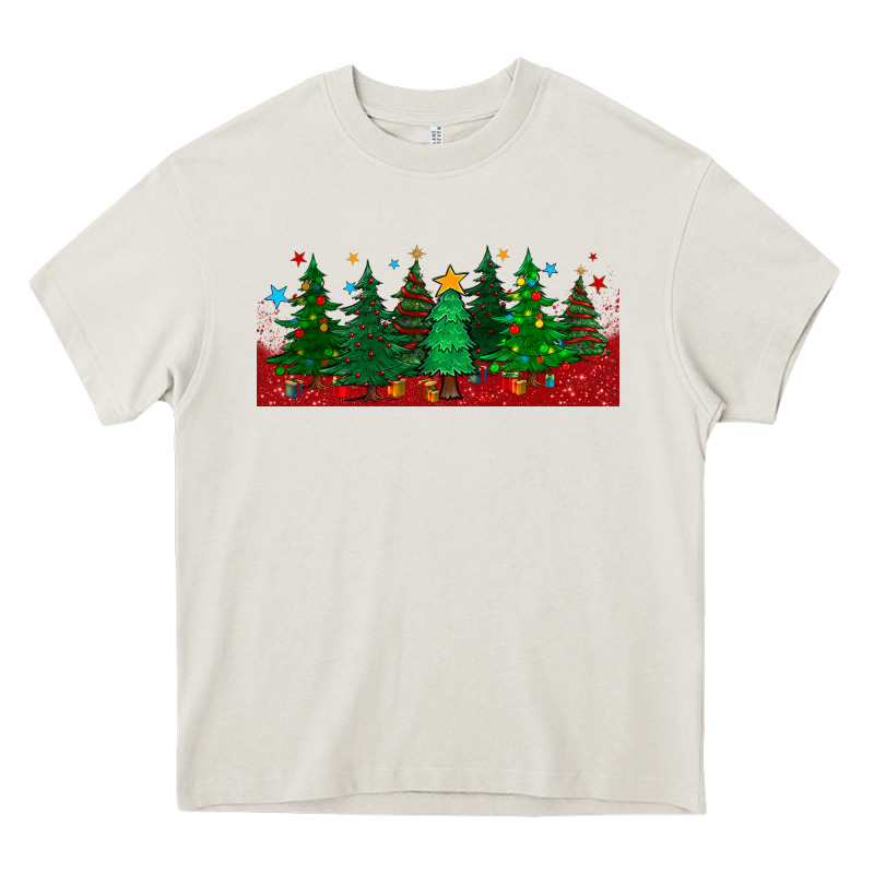 Christmas Trees Libbey Glass Heavy Core Tee by BundleAndBundleShop | Teevron