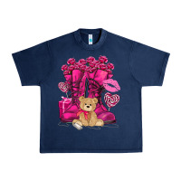 Navy Army boots Valentine's Day Urban Heavy Tee - HowdyJamesFarm