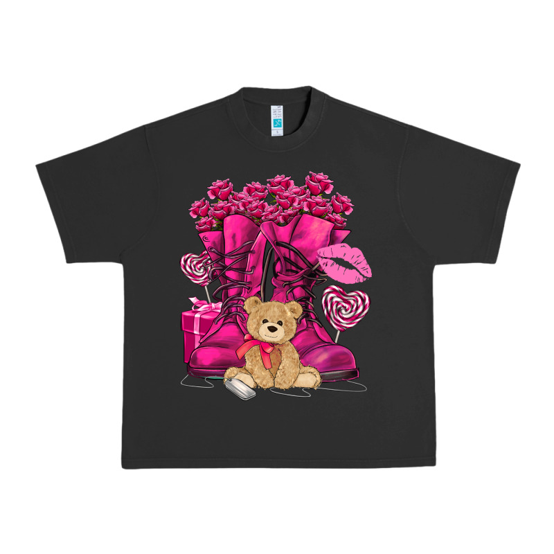 Army Boots Valentine's Day Urban Heavy Tee by HowdyJamesFarm | Teevron