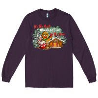 Plum its the wonderful time of the year Long Sleeve Tee - CowGirlArtShop
