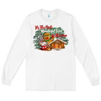 White its the wonderful time of the year Long Sleeve Tee - CowGirlArtShop