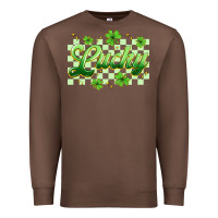 Chestnut checkered lucky Premium Sweatshirt - Artiststas