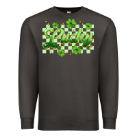 Smoke checkered lucky Premium Sweatshirt - Artiststas