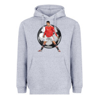 Heather Grey cr7 soccer fan Heavyweight Hoodie - lanVoArt
