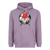 Lavender cr7 soccer fan Heavyweight Hoodie - lanVoArt