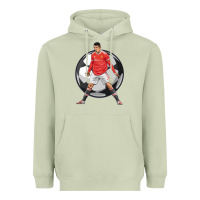 Matcha cr7 soccer fan Heavyweight Hoodie - lanVoArt