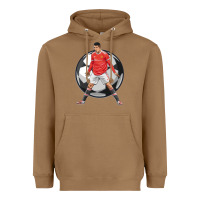 Toasted Coconut cr7 soccer fan Heavyweight Hoodie - lanVoArt