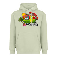 Matcha summer camping Heavyweight Hoodie - CowhideDigitalArt