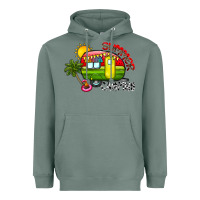 Sage summer camping Heavyweight Hoodie - CowhideDigitalArt