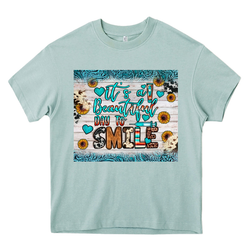 It’s A Beautiful Day To Smile Heavy Core Tee by JahusDesignShop | Teevron