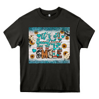 Asphalt it’s a beautiful day to smile Heavy Core Tee - JahusDesignShop