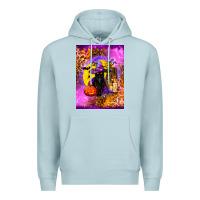 Blue Mist witchy cat Premium Hoodie - BundleAndBundleShop